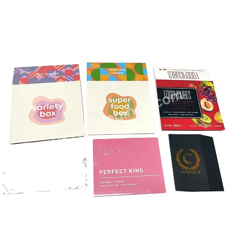 Paper Sleeves High Quality Custom Printed Game Box Paper Packaging Sleeve Folded Packaging Box