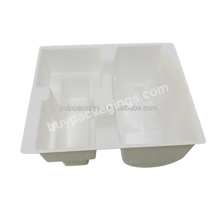 Paper Tray Paper Box Packaging Paper Pulp Carton Biodegradable Product Pulp Fiber Tray