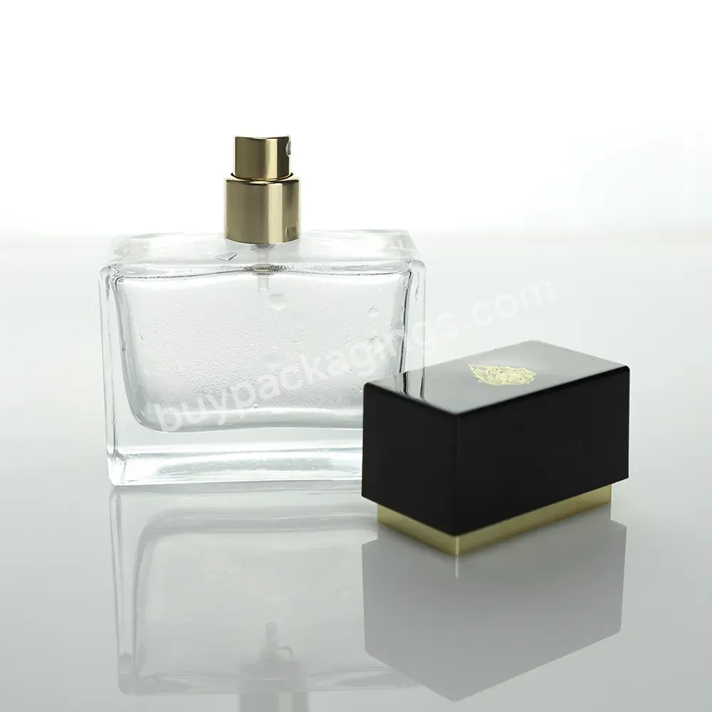 Parfum Manufacturer Luxurious 30ml 50ml 100ml Square Glass Luxury Parfum Perfume Bottle