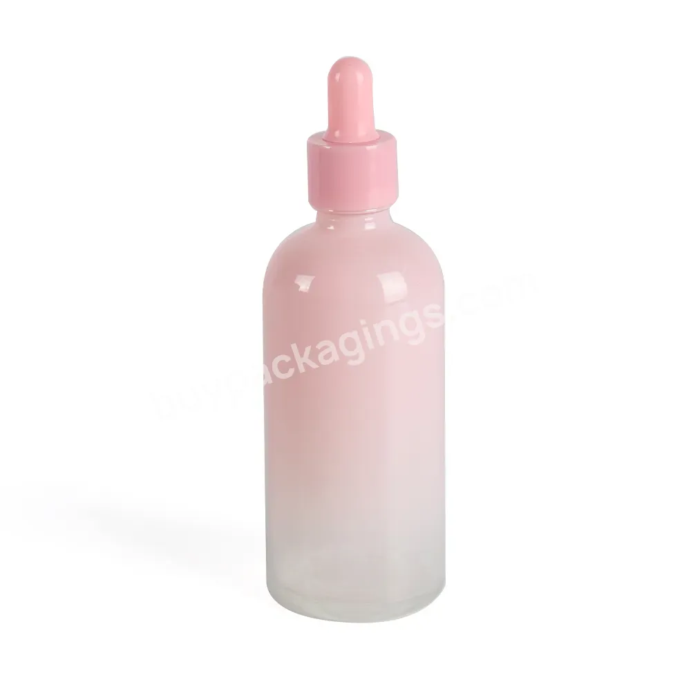 Pastel Pump Hair Oil Pink 30ml 2021 Hot Sale Cute Eye 50ml White 100 Ml Glass Dropper Bottle With Dropper