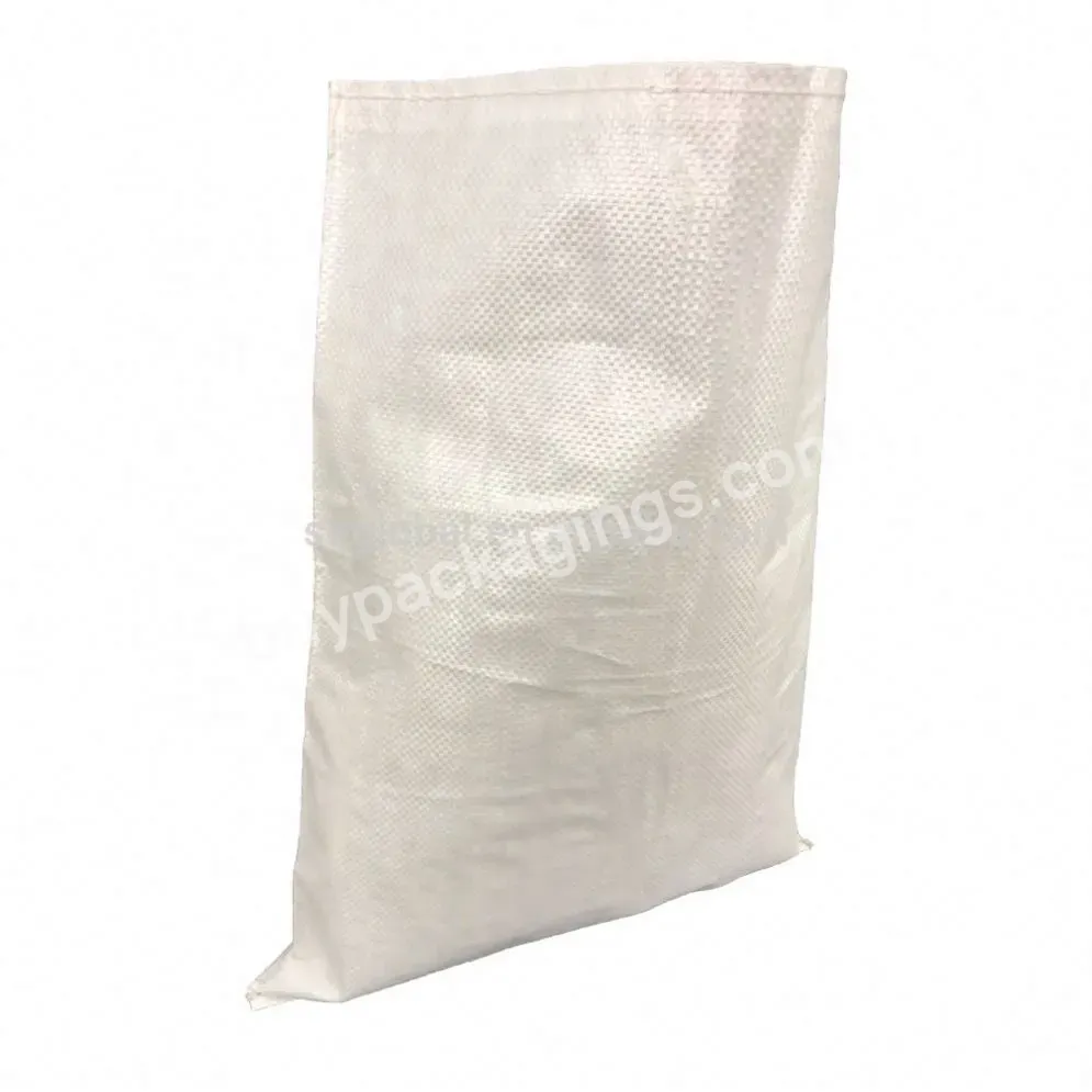 Pe Coated Sugar Salt Pp Woven Bag,White Waterproof Plastic Packaging Bag