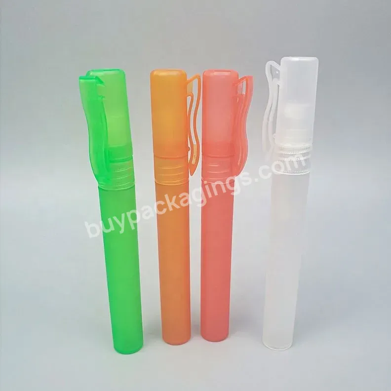 Pen Spray Bottles 10ml Alumina Colored Cosmetic Water Packaging Container Perfume Pen Luxury Perfume Spray Glass Bottles