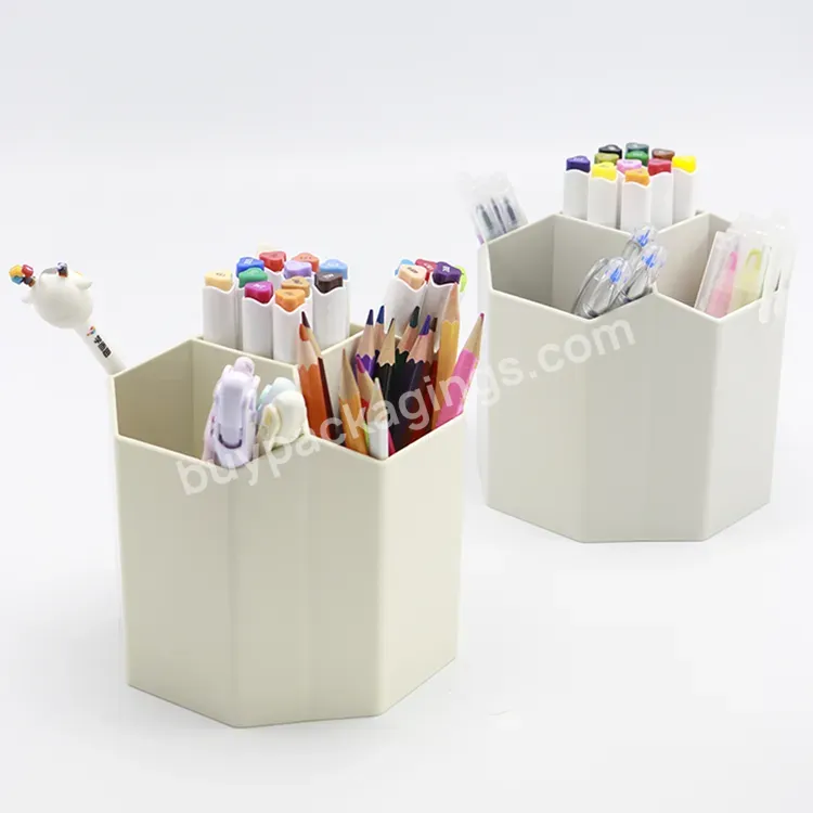 Pencil Holder Stand Multi Purpose Office Supplies Desk Set Organizer Porta Lapicero Makeup Art Brush Holder