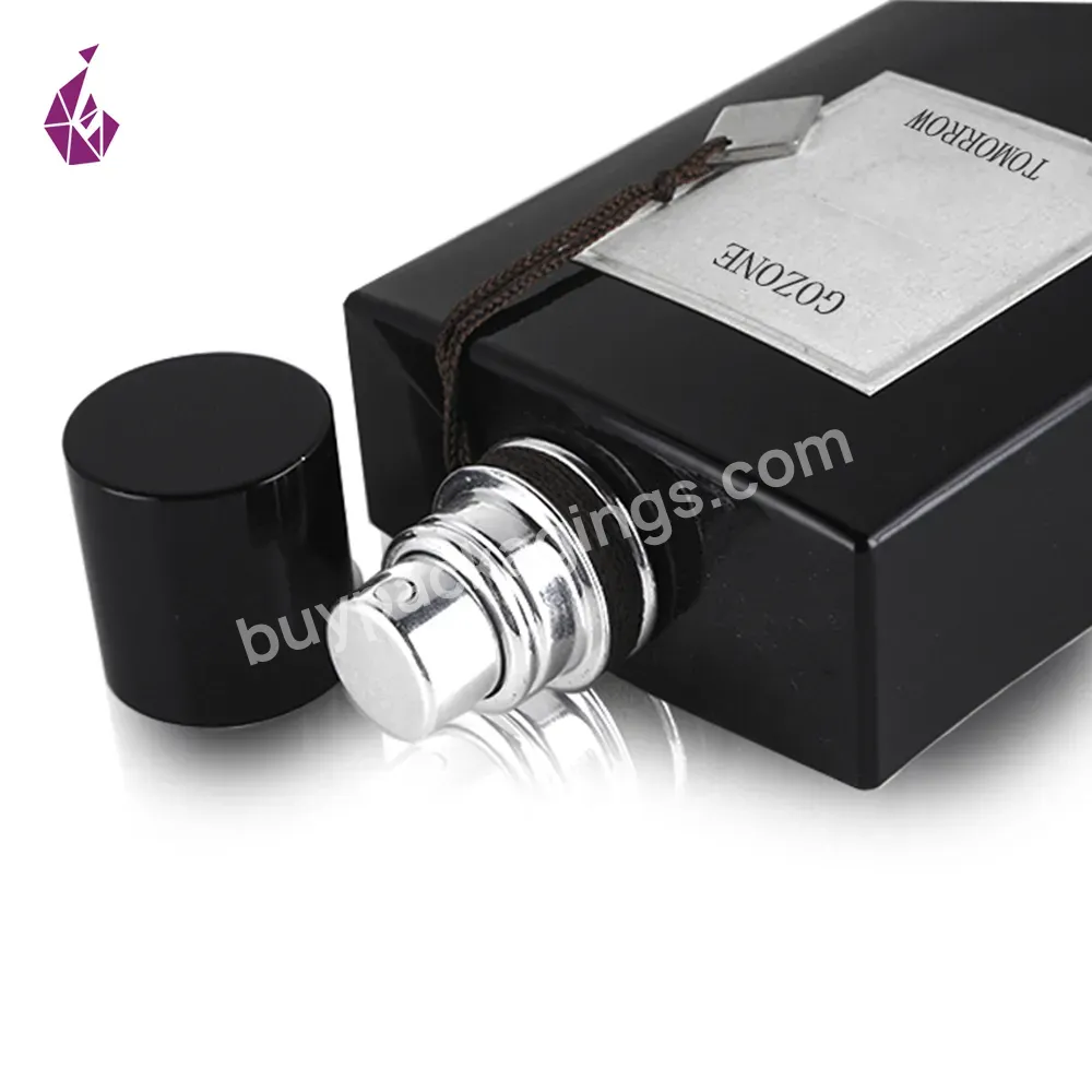 Perfume Bottle 75 Ml Men Perfume Bottle Modern Black Luxury Bottle Of Luxurious Perfum