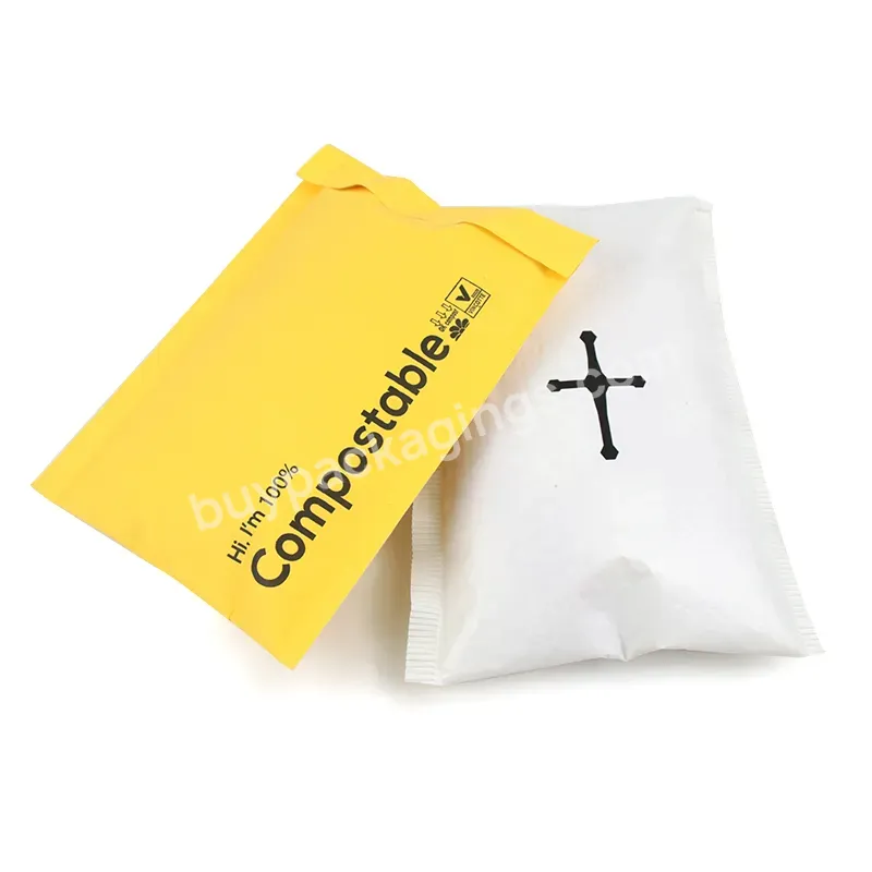 Personalised Small Package Bag Biodegradable Bubble Mailers Home Compostable Poly Mailing Makeup Packaging - Buy Biodegradable Bubble Mailer,Custom Own Print Logo Biodegradable Cosmetic Packaging Bag Home Compostable Cup Package,Shenzhen Package Busi