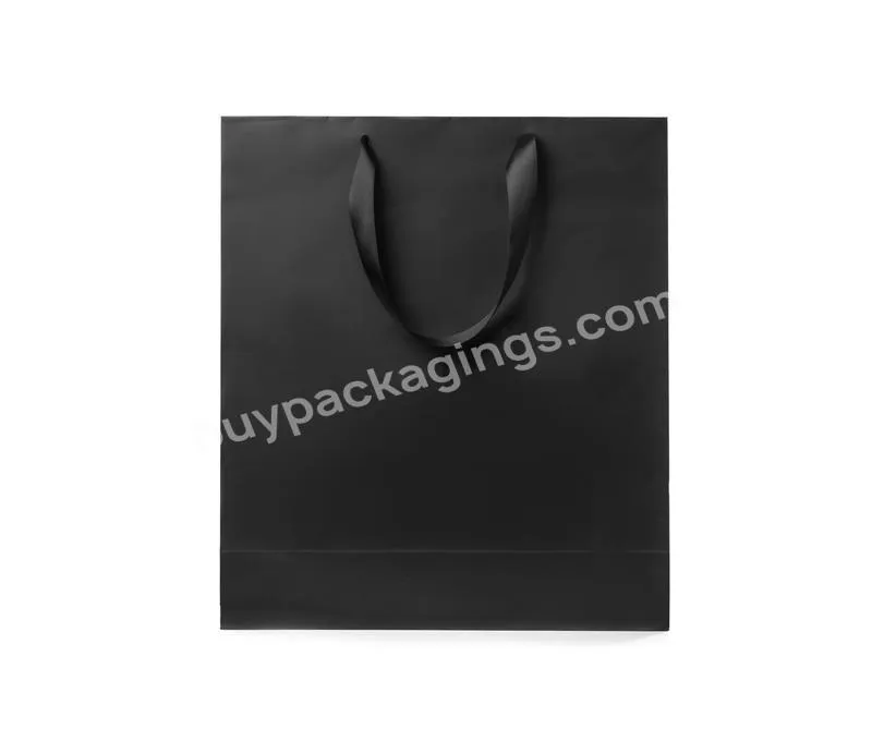 personalizada luxo sacos de compras com logotipos dobrar sacos de compras com bolsa