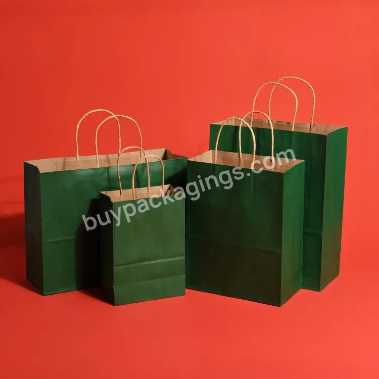 Personalize Gift Bag Paper Rose Gold Custom Packaging Paper Kraft Bag