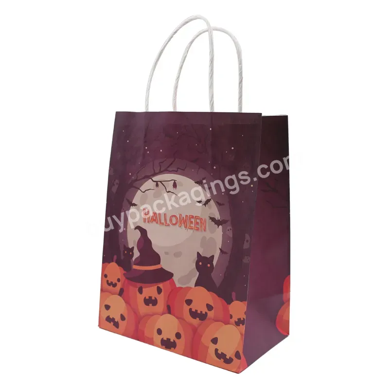 Personalize Paper Fashion Customized Printed Gift Carry Paper Kraft Bag Printer