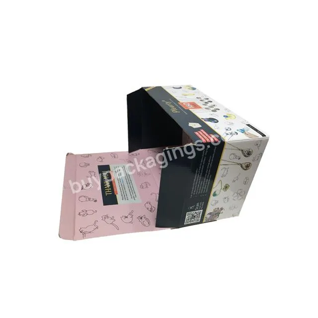 personalized corrugated 7x6x3 mailer box with opening logo corrugated boxes custom with printing