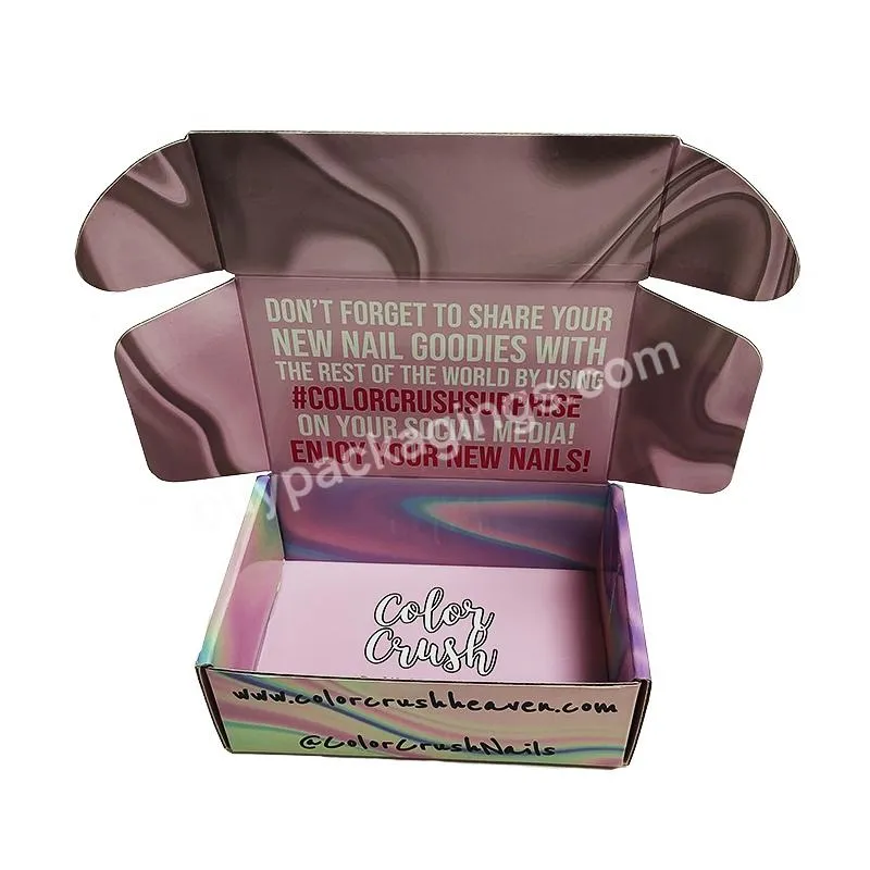 personalized corrugated candle box mailer cosmetic shipping box reusable
