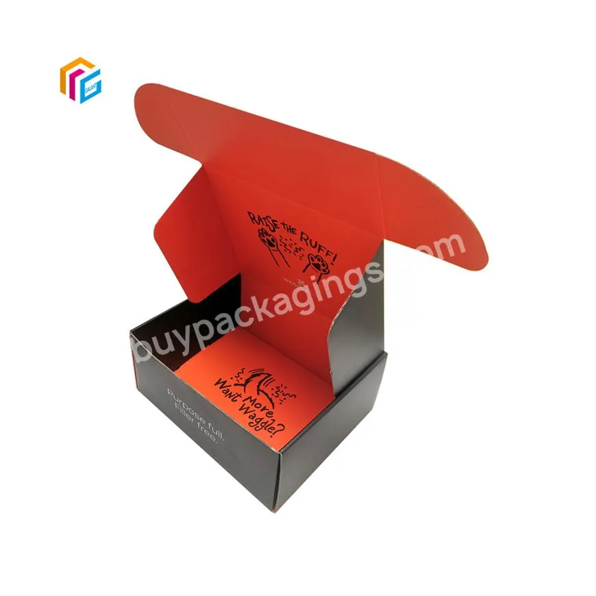 personalized corrugated mailer box for clothes shoes cosmetics small self seal folding corrugated box