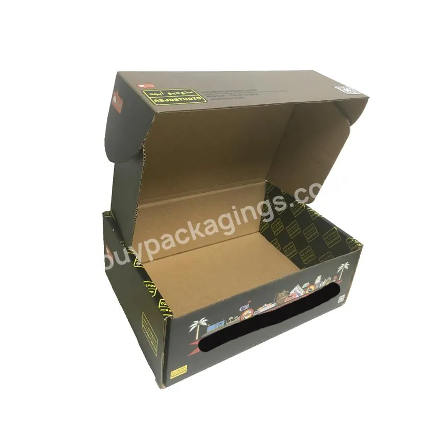 personalized corrugated paper mailer box private label eco friendly 8.5 x 5 x 5 shipping boxes