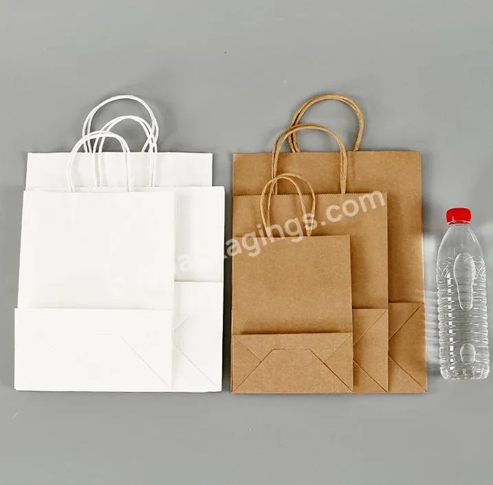 Personalized Custom Boutique Carry Clothing Shopping Gift Packaging Kraft Paper Bags