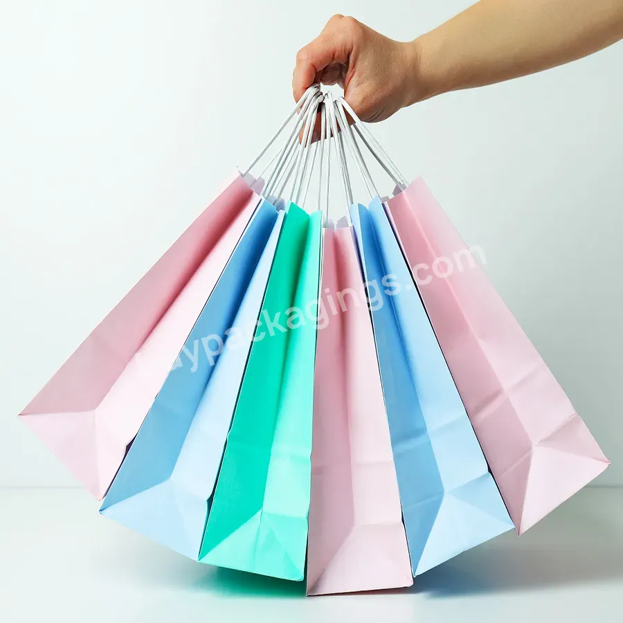 Personalized Custom Paper Bag Hot Sale Biodegradable Packaging Bags For Shopping
