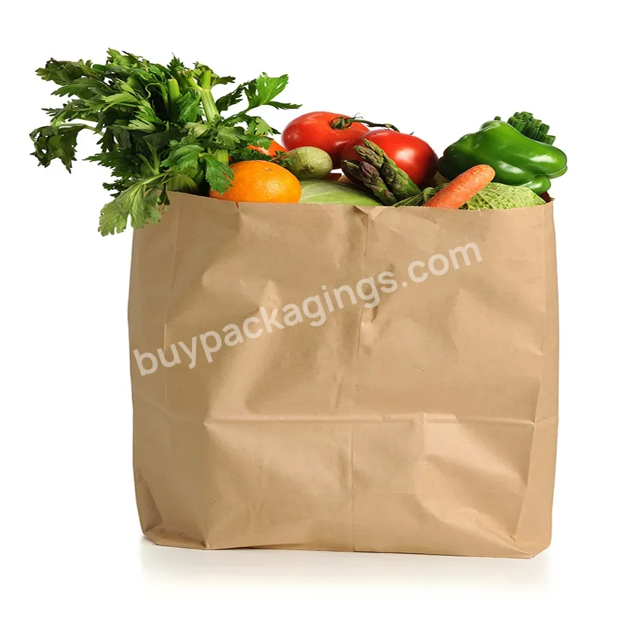 Personalized Disposable Paper Bag High Quality Paper Bags For Food Takeaway Custom Logo Bags