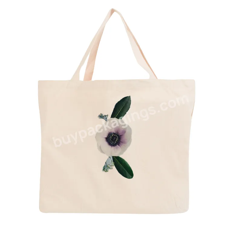 Personalized Logo Canvas New Fabric Tote Bag Custom Logo For Business Printing Shopping Bag Reusable Women Tote Bag