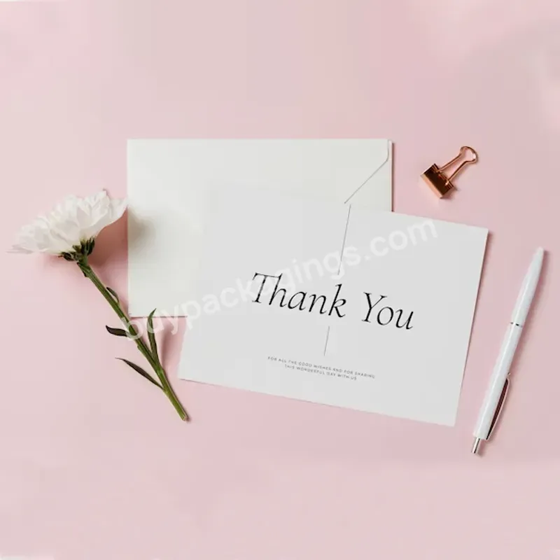 Personalized Logo Luxury Thank You Stickers Greeting Card Custom Thank You Card For Small Business - Buy Custom Thank You Card For Buisness,Thank You Stickers Greeting Card,Personalized Thank You Card.