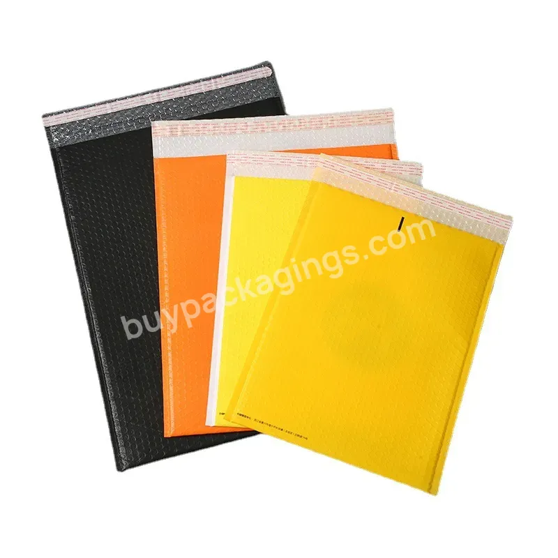 Personalized Polymailers With Logo Aluminum Air Mailing Courier Bag Foil Metallic Bubble Mailer Red Matte Padded Envelopes