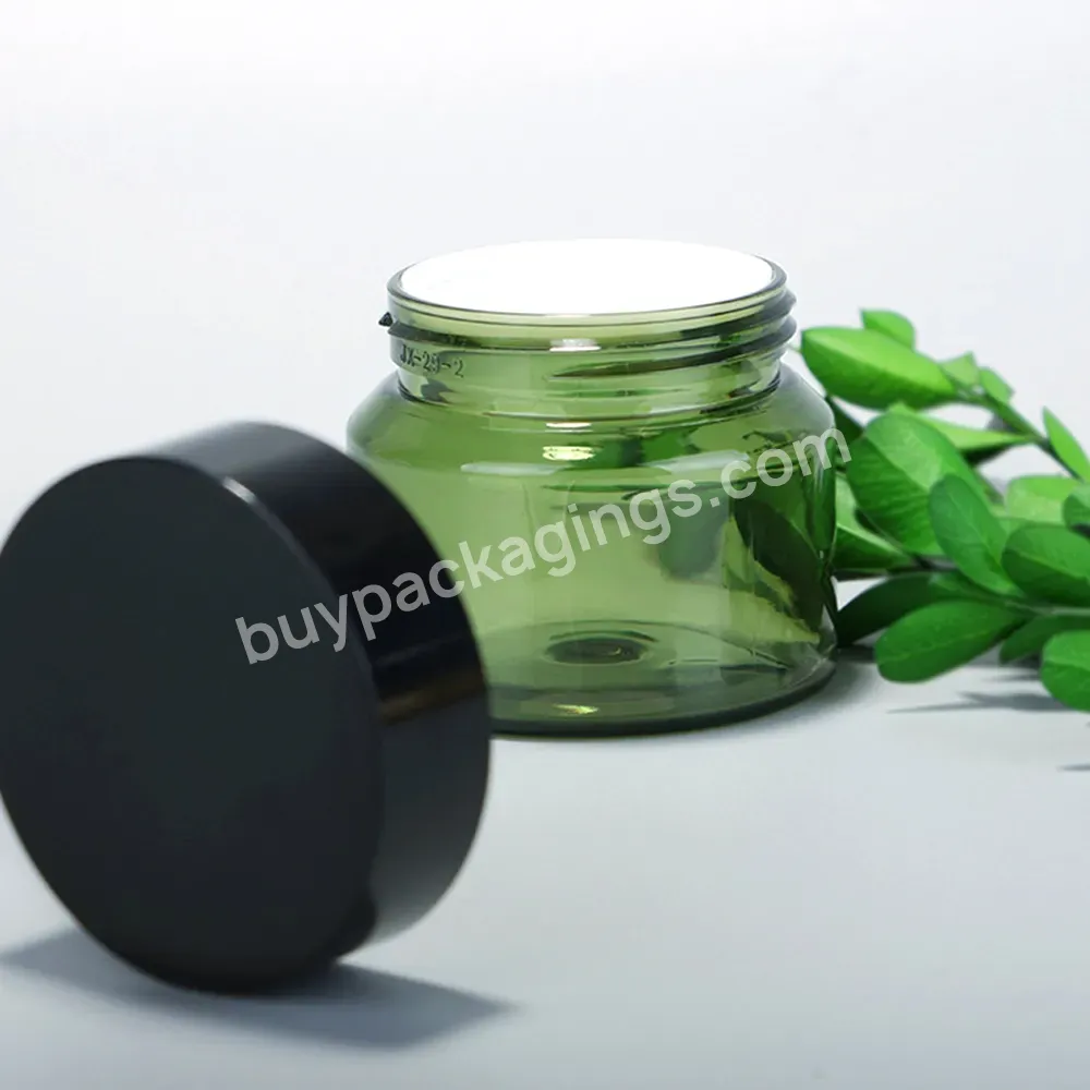 Pet 50g Customized Color Green Empty Skin Care Packaging Eye Cream Face Cream Jar Container