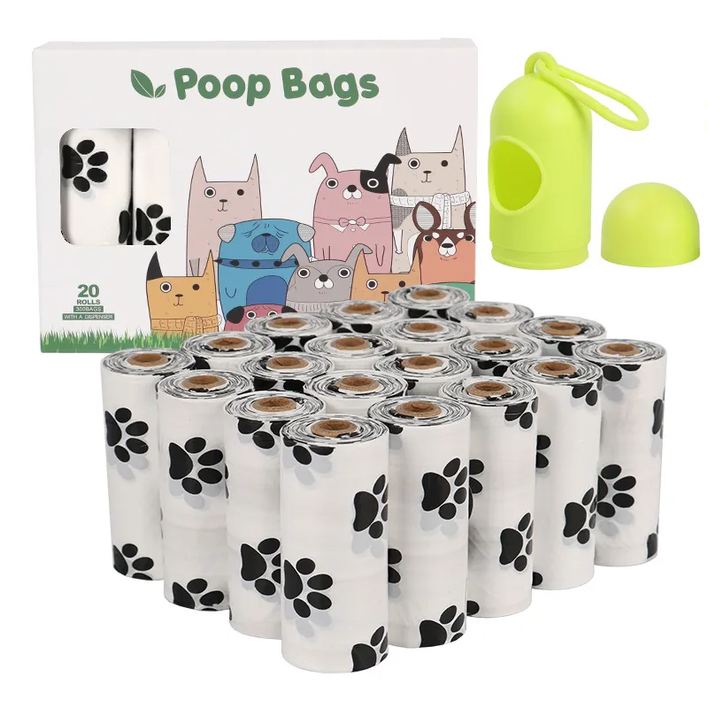 Pet Cleaning Supplies Eco Friendly Degradable Plastic Biodegradable Pet Cat Dog Poop Waste Bag Biodegradable