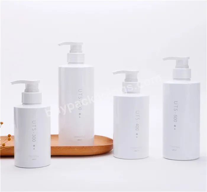 Pet Empty Lotion Pump Bottle 250ml 300ml 400ml 500ml Plastic Shampoo Body Wash Hair Conditioner Package Bottle