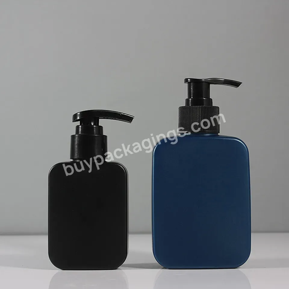 Pet Grey 300ml 500ml Personal Care Packaging Plastic Bottle Shampoo And Conditioner Lotion Pump Bottle