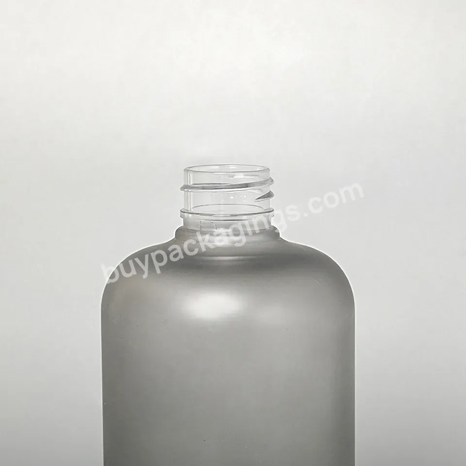 Pet Grey 300ml 500ml Personal Care Packaging Plastic Bottle Shampoo And Conditioner Lotion Pump Bottle