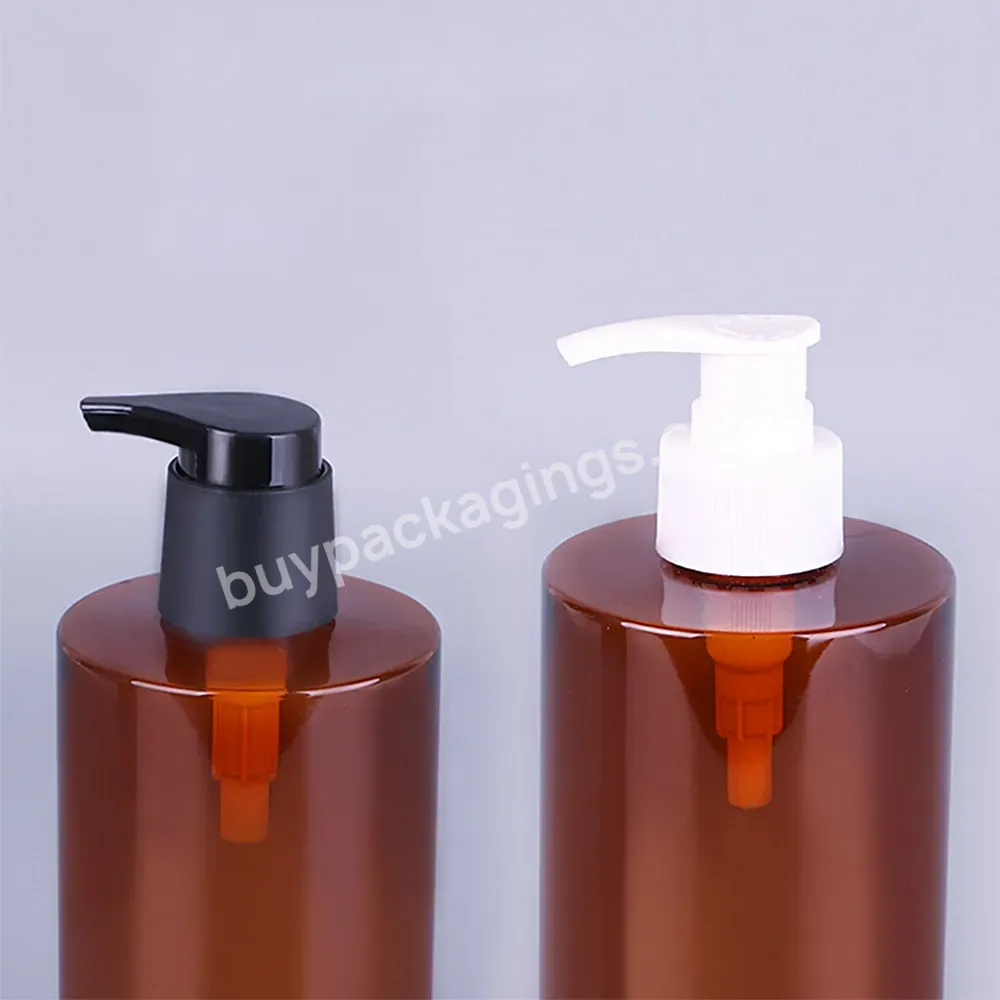 Pet Lotion Hand Sanitizer Pump Cosmetic Container Bottle Wholesale Stock Product Empty 300ml 400ml Amber Shampoo Plastic Free