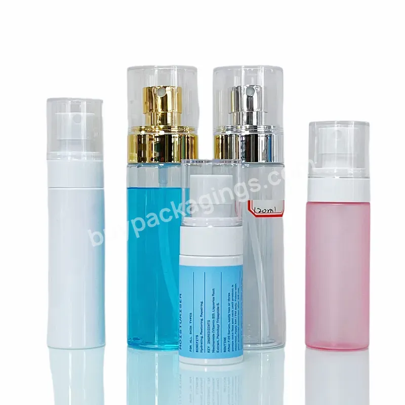 Pet Plastic Fine Mist Body Spray Bottle,Cosmetic Skincare Custom Empty Spray Bottle 60ml 80ml 100ml 120ml 150ml