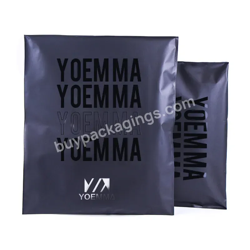 Pet Polymailer Uv Black Polymailer Bags Custom Printed Plastic Envelopes Mailing Bags