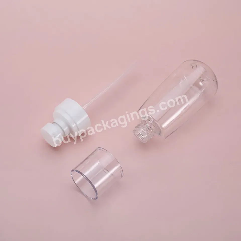 Petg 30ml 60ml 80ml 100ml Spray Pump Dispenser Water Cleaning Liquid Sprayer Pump Plastic Cosmetic Spray Bottle