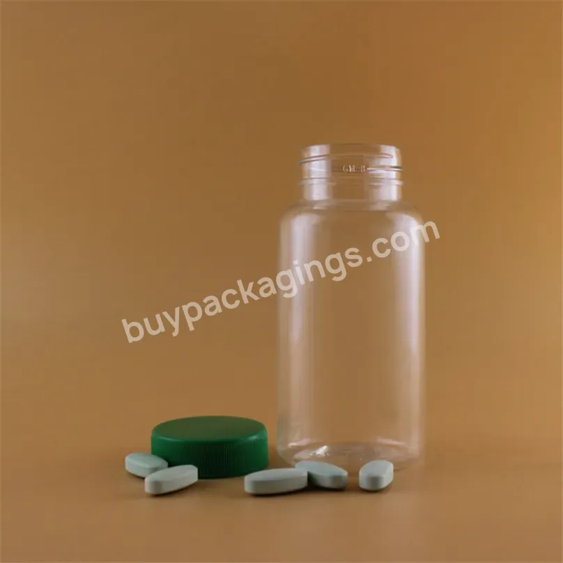 Pharma Grade 150cc 150ml Empty Vitamin Supplement Bottles Pet Transparent Medicine Bottle