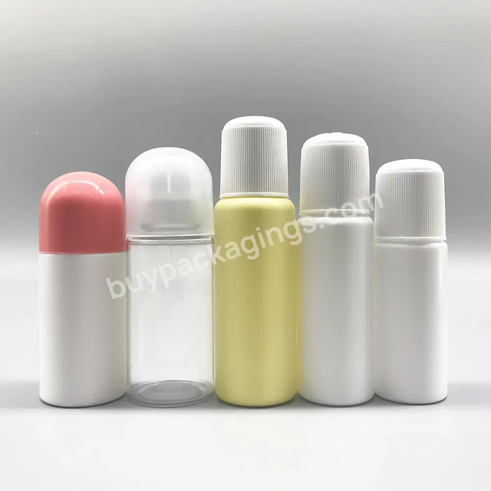 Pharmaceutical 1oz Pe Plastic 30ml 50ml 60ml 100ml Sponge Applicator Bottle For Mosquito Bite Liquid