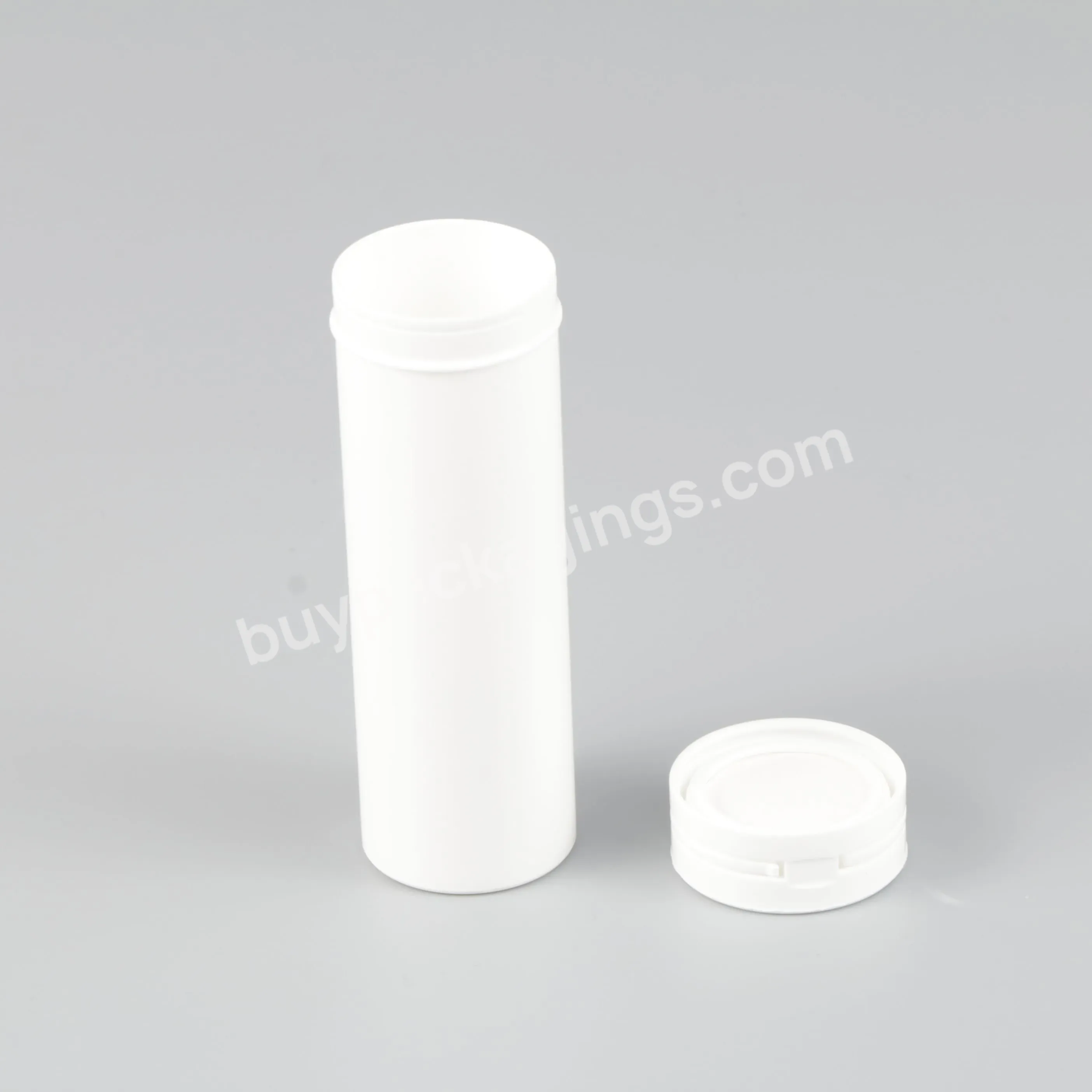 Pharmaceutical Healthcare Packaging Plastic Tube Cheap Empty Supplement Effervescent Tablet Bottle With Spring Cover