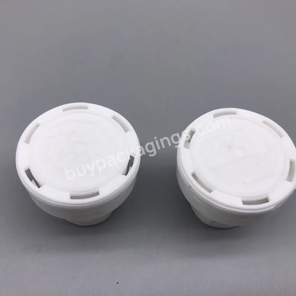 Pharmaceutical Pp Plastic Silica Gel Tamper-proof Desiccant Cap For Effervescent Tablet Tube