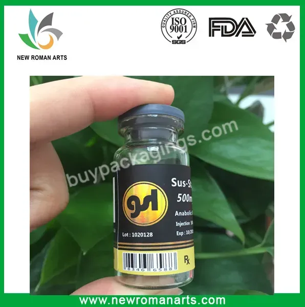 Pharmaceutical Vial Labels And Trays Custom Wholesale Cheapest Price Small 10ml Vial Labels