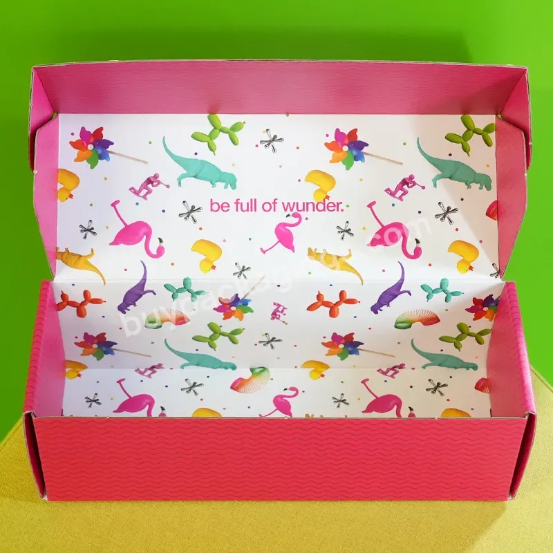 Pink Advanced Cosmetic Box Custom Art Paper Box Packaging Boxes