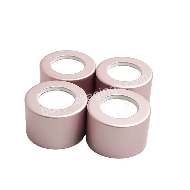 Pink Aluminum Diffuser Lid For Square Glass Bottle Manufacturer/wholesale