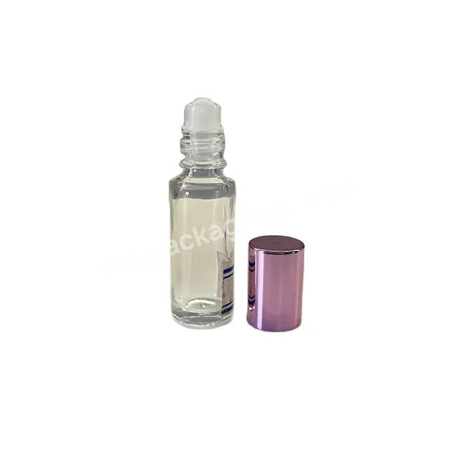 Pink Aluminum Screw Cap Roll On Glass Bottle 5ml 8ml - Buy 10ml Amber Glass Bottle,Roll On Perfume Bottle,Cosmetic 8ml Roll On Bottle.