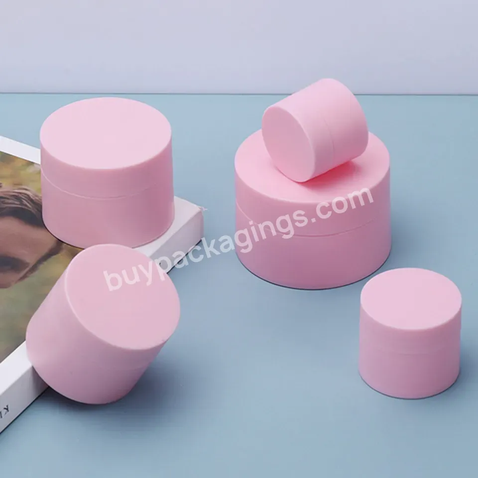 Pink Black Luxury Pp Cosmetic Cream Container Facial Mask Body Cream Packaging Plastic Cream Jar 50g