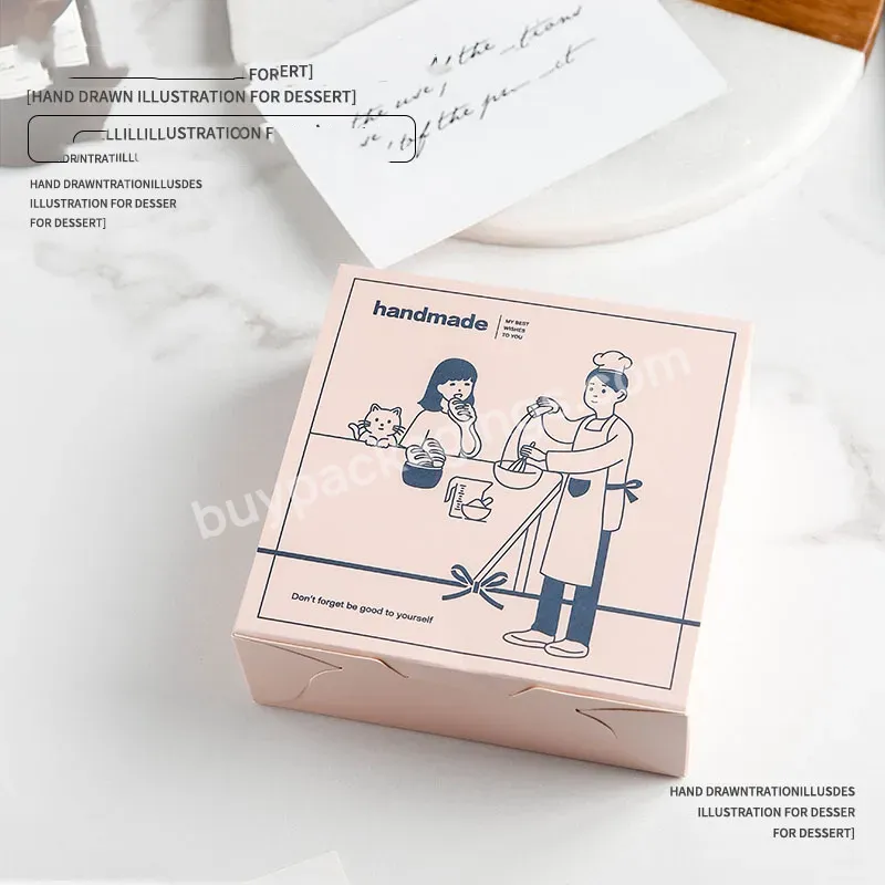 Pink Cake Box Packaging Custom Cake Packaging Box