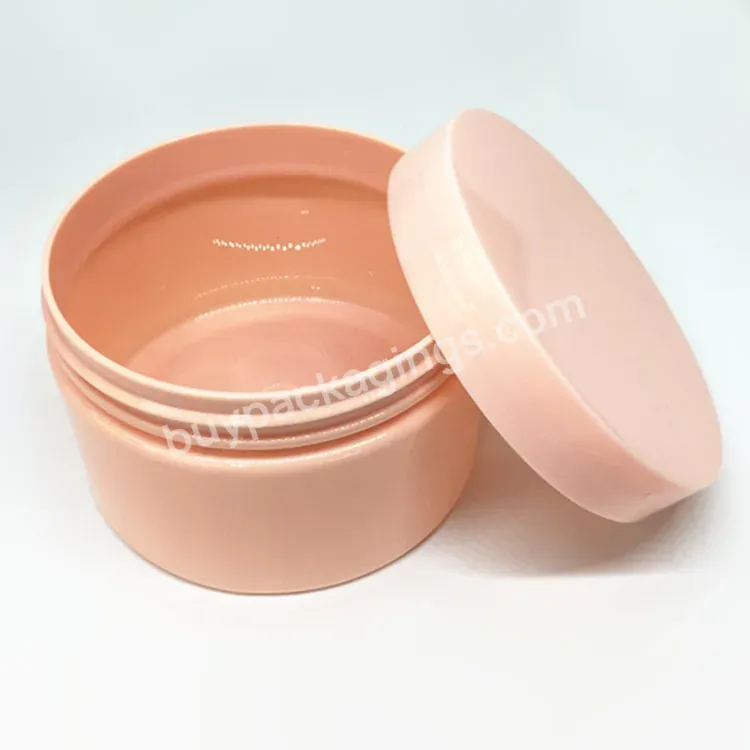 Pink Color Pet Plastic 100ml 120ml 150ml 200ml 250ml 300ml 500ml 8oz Cosmetic Jar For Cream Cosmetic Packaging Containers - Buy Recycled Plastic Cosmetic Jars,Black Cosmetic Jars Plastic,250g Plastic Cosmetic Jars.