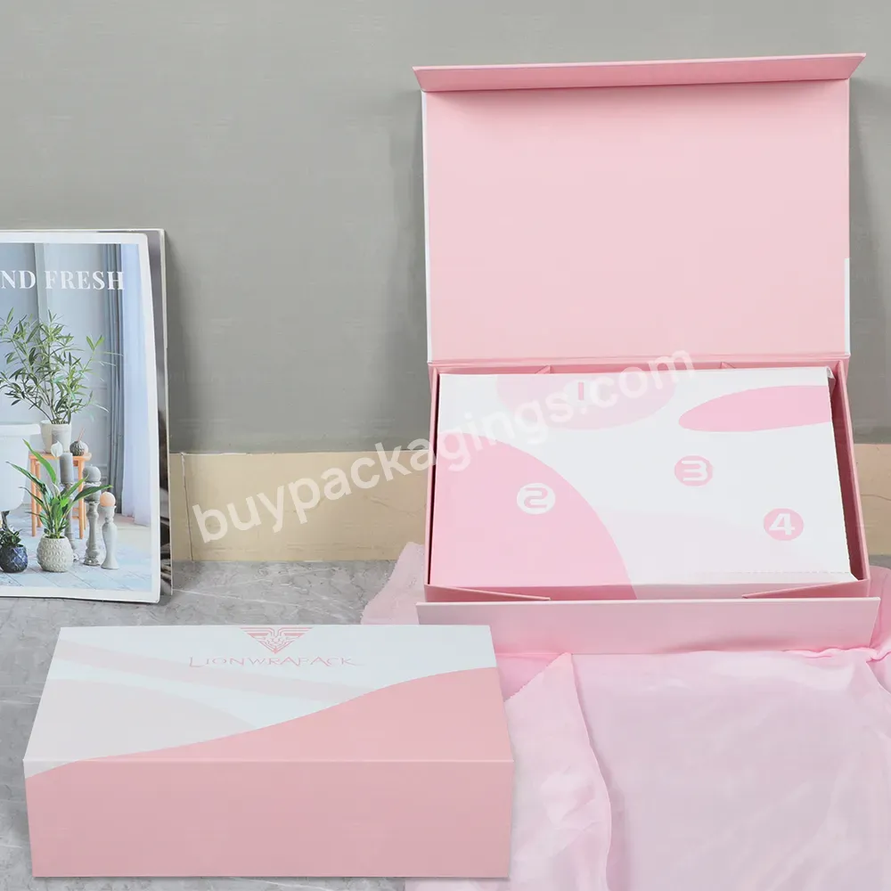 Pink Couples Christmas Surprise Beauty Cosmetic Mistery Luxury Make Up Empty Advent Calendar Packaging Box
