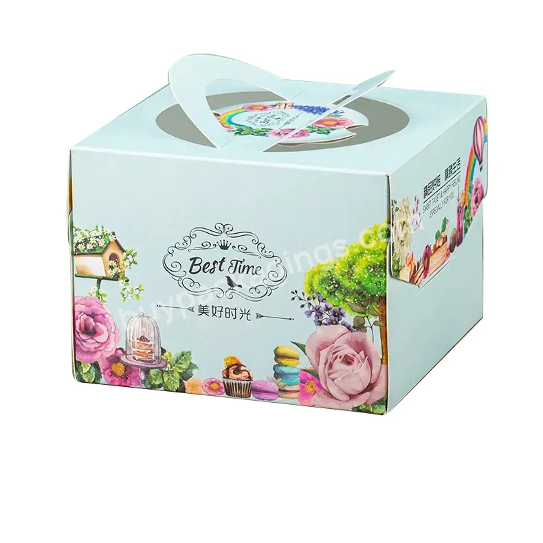 Pink Heart Carton For Flower Boxes Cake Boxes Afternoon Tea And Dessert Box
