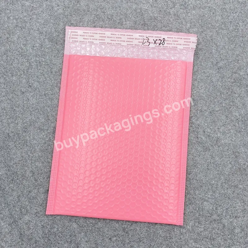 Pink Poly Bubble Mailers 10*12 Inch Padded Envelopes Self Sealed Poly Mailers For Shipping Packaging Mailing