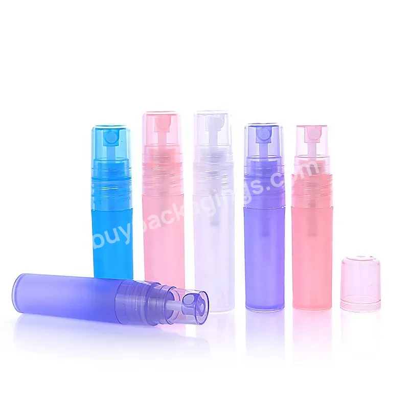 Pink Purple Translucent Blue Spray Perfume Bottle 3ml 5ml 10ml Pp Plastic Bottles For Cosmetic Water