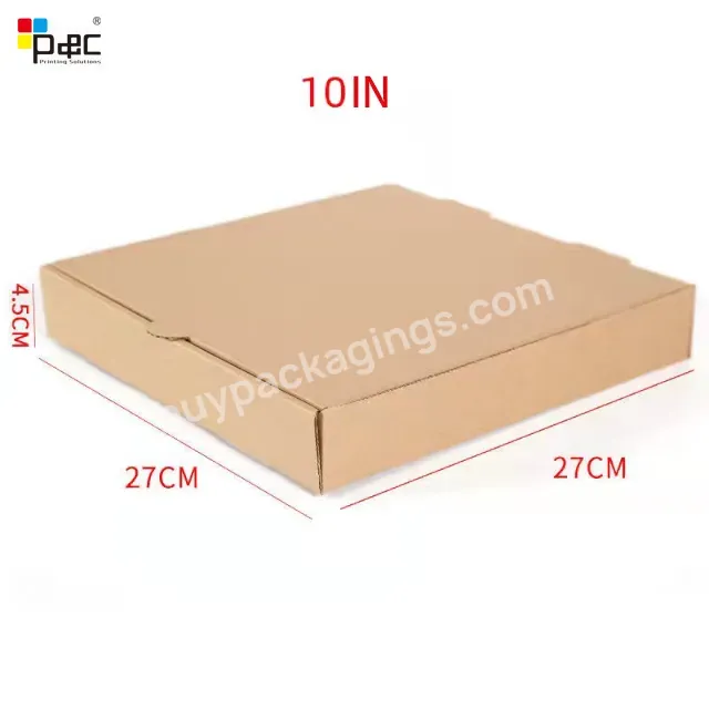 Pizza Package Box E Flute Paper Wholesale Pizza Box Package Carton Paper P&c Packaging