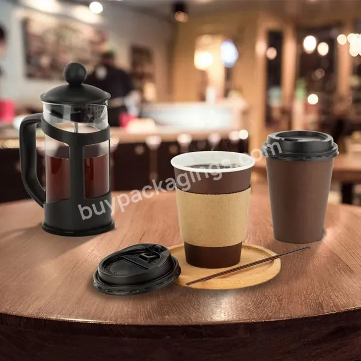 Pla Coffee Paper Cup Insulated Hotel Lids