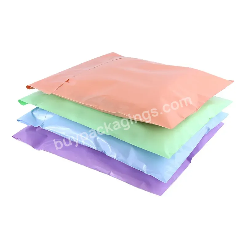 Plain Poly Mailer Pink Bule Black Green Purple Plastic Clothes Hoodies Shirts Shipping Packaging Polybag