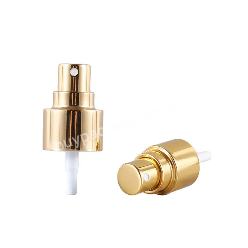 Plastic 18/415 20/410 24/410 28/410 Cosmetics Packaging Electroplated Gold Mist Sprayer Pump - Buy Gold Aluminum Mist Sprayer For Cosmetics,Custom Silver Electroplating Spray Pump For Bottle Packaging,Plastic Fine Mist Pump Sprayer For Skin Care.